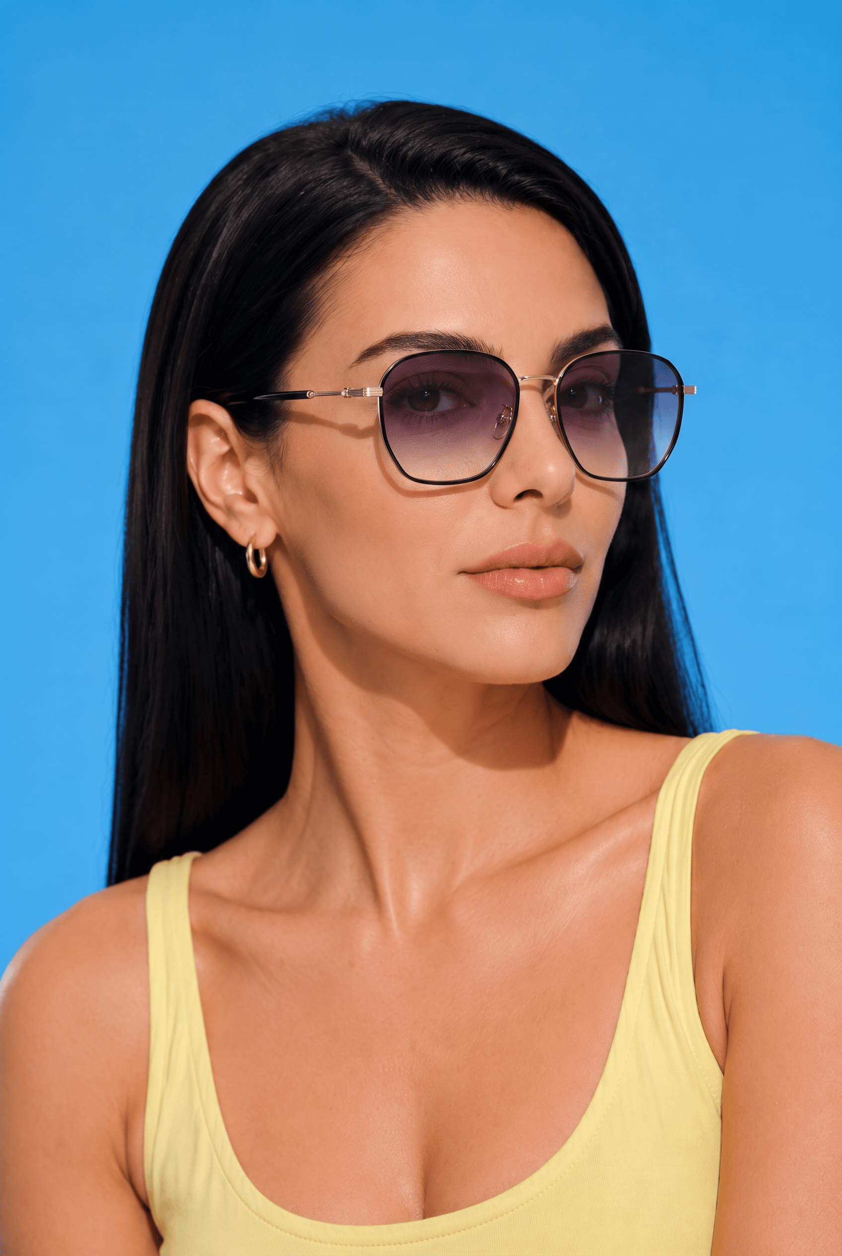 Azores Oversized Square Sunglasses Women – EyeCandys®
