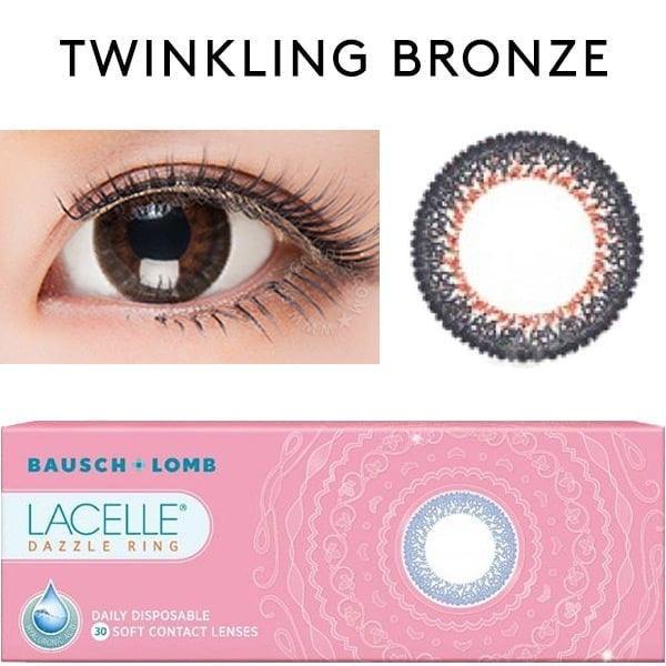 Buy Bausch & Lomb Lacelle Dazzle Ring Twinkling Bronze Circle