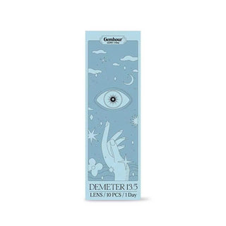Gemhour Demeter 1-Day Ocean Blue (10pk) Color Contact Lens - EyeCandys
