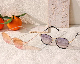 Eyecandys Azores Oversized Square Sunglasses in Black Gold, perfect for Round and Oval face shapes, durable TR and Metal blend