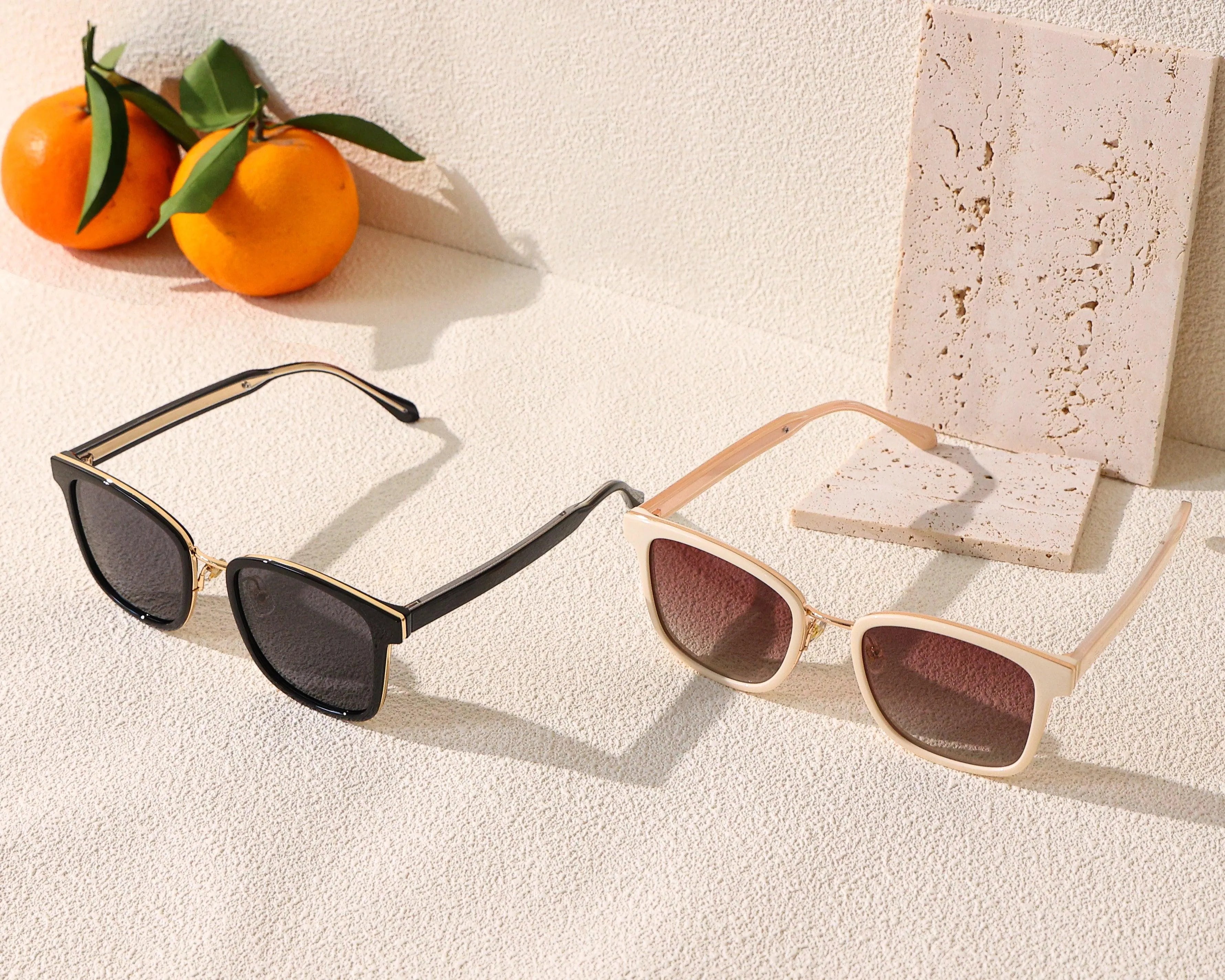Bon Voyage Square Sunglasses (Prescription) - Custom Sunglasses