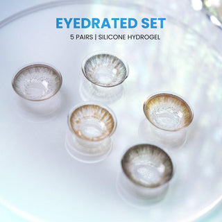 Eye-drated Set (5 Pairs) Color Contact Lens - EyeCandys