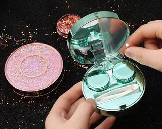 Magic Moon Contact Lens Case colored contacts circle lenses - EyeCandy's