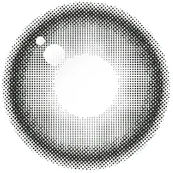 Design of the Gemhour Demeter 1-Day Ocean Blue (10pk) prescription color contact lens dailies from Eyecandys on a white background, showing the fine pixel detail and enlarging limbal ring.