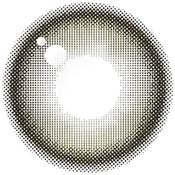 Design of the Gemhour Demeter 1-Day Olive Green (10pk) prescription color contact lens dailies from Eyecandys on a white background, showing the fine pixel detail and enlarging limbal ring.