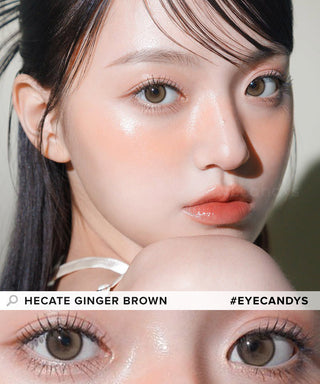 Gemhour Hecate 1-Day Ginger Brown (10pk) Color Contact Lens - EyeCandys