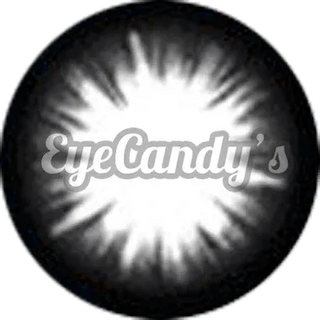  Lens design of EyeCandys GEO Magic Black circle lenses showing bold black limbal ring