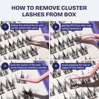 Hasom First Touch Lash Clusters - Luxury 01