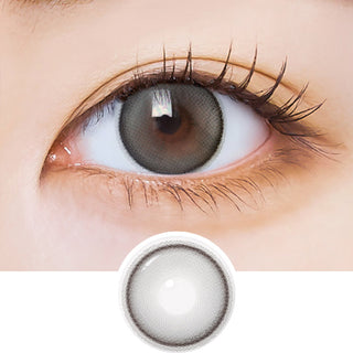i-Sha Dekame Hug Me Grey Color Contact Lens - EyeCandys