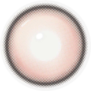 Close up detailed view of a  i-Girl IG Pink Beige contact lens design
