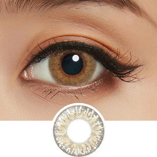 Lilmoon 1-Day Cream Beige (10pk) Color Contact Lens for Dark Eyes - Eyecandys
