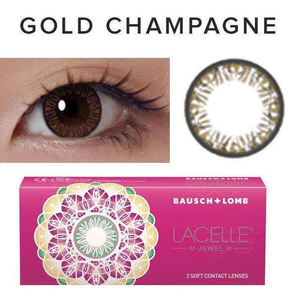 Buy Bausch & Lomb Lacelle Diamond Gold Champagne Colored Contacts