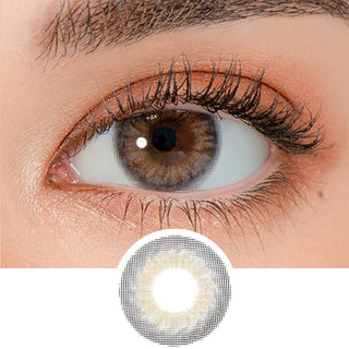 Lensrang Iwwinka Grey Color Contact Lens - EyeCandys