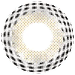 Design of the Lensrang Iwwinka Grey prescription colour contact lenses from Eyecandys on a white background, showing the fine pixel detail and enlarging limbal ring.