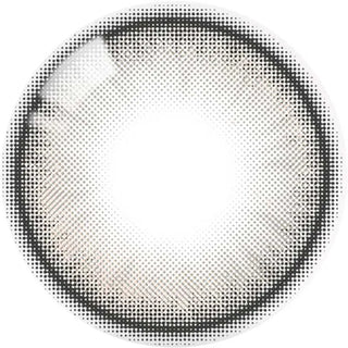 Close up detailed view of a Olala Meow Kitten Beige contact lens design