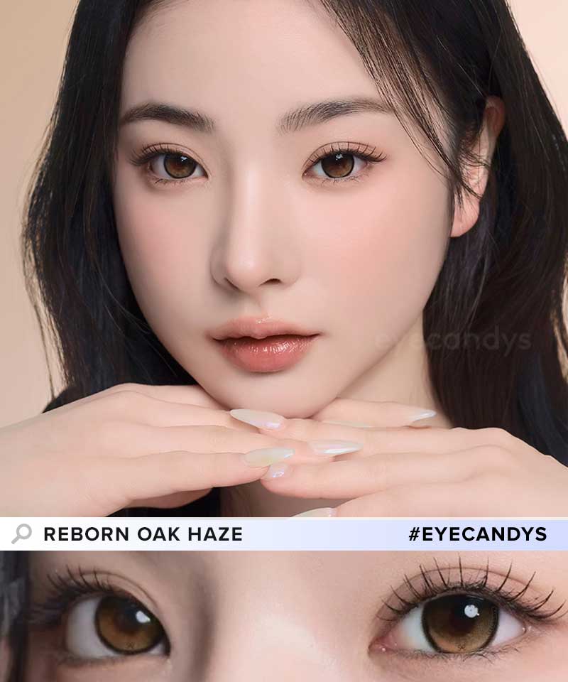 アイシャドウ spiegel i-Sha Reborn Oak Haze Colour Contact Lenses - Circle Lenses