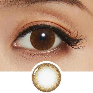 EyeCandys Pink Label Pointe Brown Colored Contacts Circle Lenses - EyeCandys