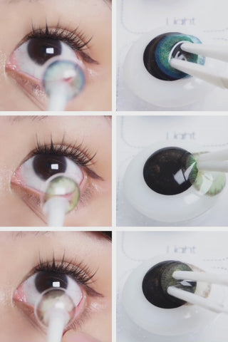 Video showcasing a variety of EyeCandys color contact lenses, including close-ups of different colored contacts like blue, green, and hazel. Watch the stunning transformation and vivid enhancement of eye colors with our high-quality coloured contact lenses.