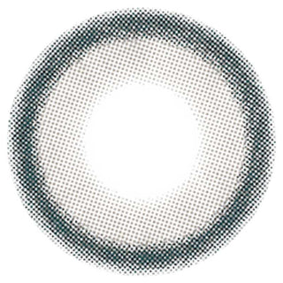 A thick black and white halftone ring, made of small dots fading outward, resembles N's Collection Sakana Grey (10pk) by N's Collection, with clear center and edges for a subtle look.