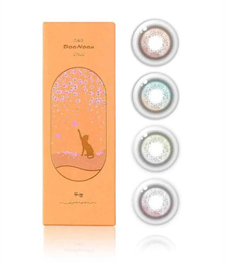 DooNoon Jinju Shell 1-Day Grey (10pk) Colored Contacts Circle Lenses - EyeCandys