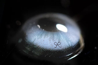 Close up detailed view of a i-Sha Reborn Reborn Sky Veil contact lens design
