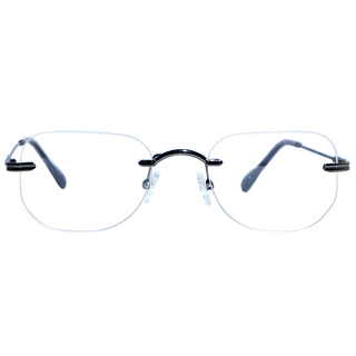 Sleek and modern EyeCandys Starlight prescription reading glasses, featuring blue light filter, Zeiss HMC anti-glare coating, and photochromic lens technology