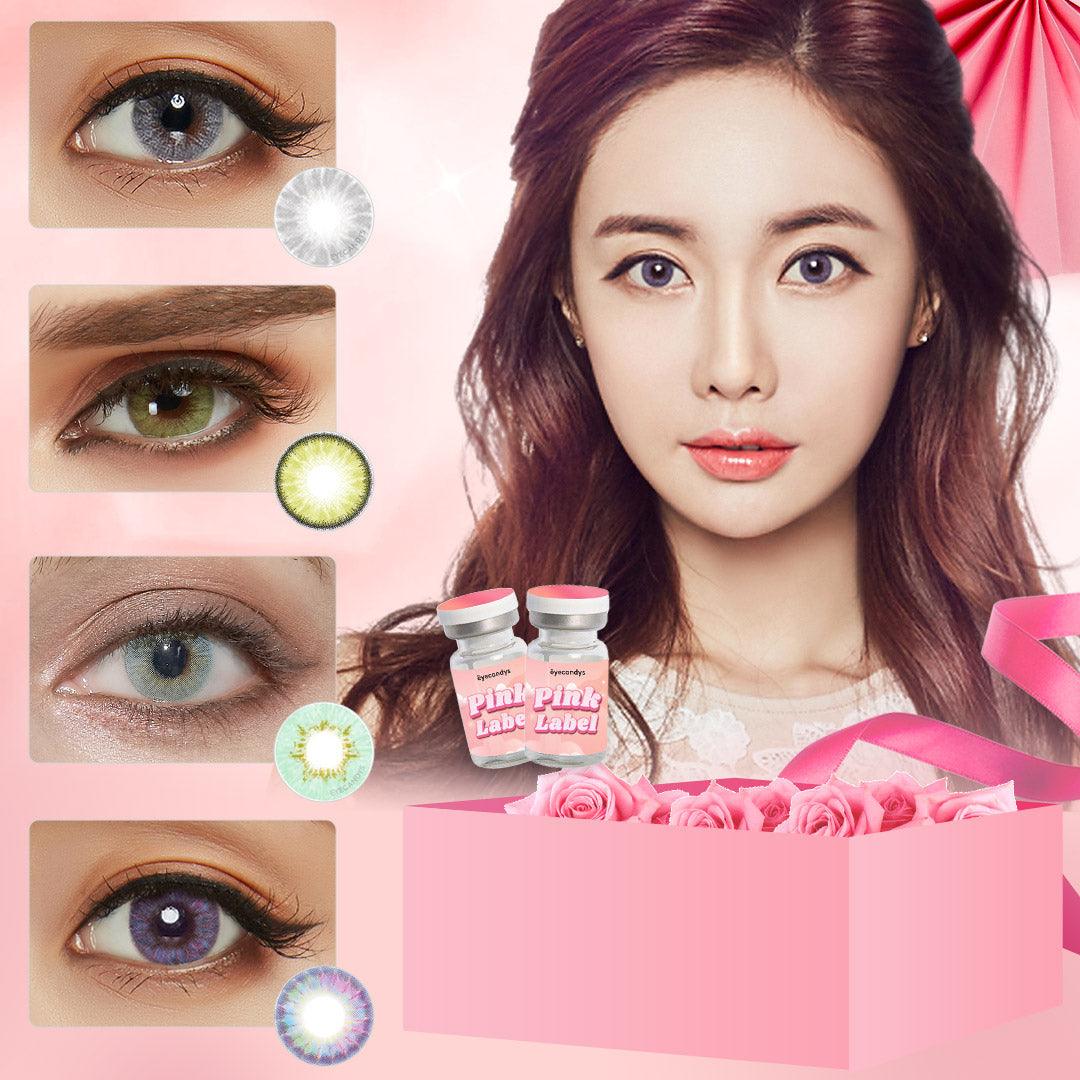 EyeCandys Pink Label Colored Contacts Lens Set (4 Pairs)