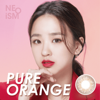 NEO Neoism Pure Orange Brown (50pk) Colored Contacts Circle Lenses - EyeCandys