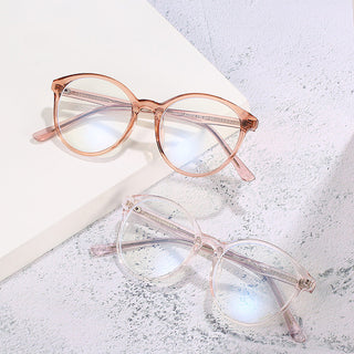2020 Round Blue Light Blocking Glasses Color Contact Lens - EyeCandys