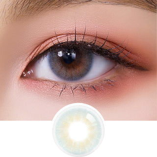Olola Able Blue (KR) Natural Color Contact Lens for Dark Eyes - EyeCandys