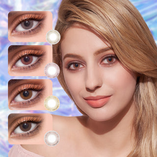 EyeCandys Attitude Glitter Set (4 Pairs) Color Contact Lens - EyeCandys
