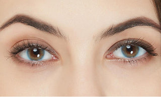 Lumine Aurora Blue Natural Color Contact Lens for Dark Eyes - EyeCandys