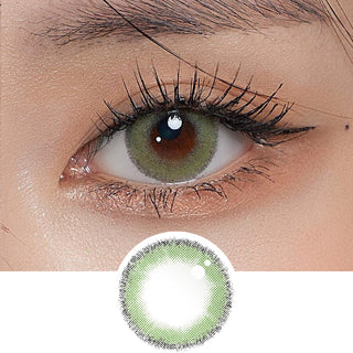 OTR Cosmoz Mars Olive Natural Color Contact Lens for Dark Eyes - EyeCandys