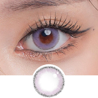 OTR Cosmoz Saturn Purple Natural Color Contact Lens for Dark Eyes - EyeCandys