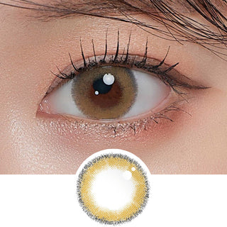 OTR Cosmoz Venus Brown Natural Color Contact Lens for Dark Eyes - EyeCandys