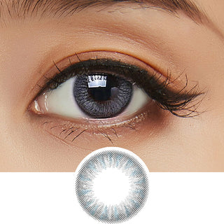 Clalen Iris M Claire Gray Colored Contacts Circle Lenses - EyeCandys