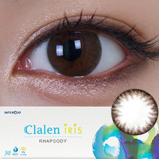 Clalen Iris Rhapsody Brown Colored Contacts Circle Lenses - EyeCandys