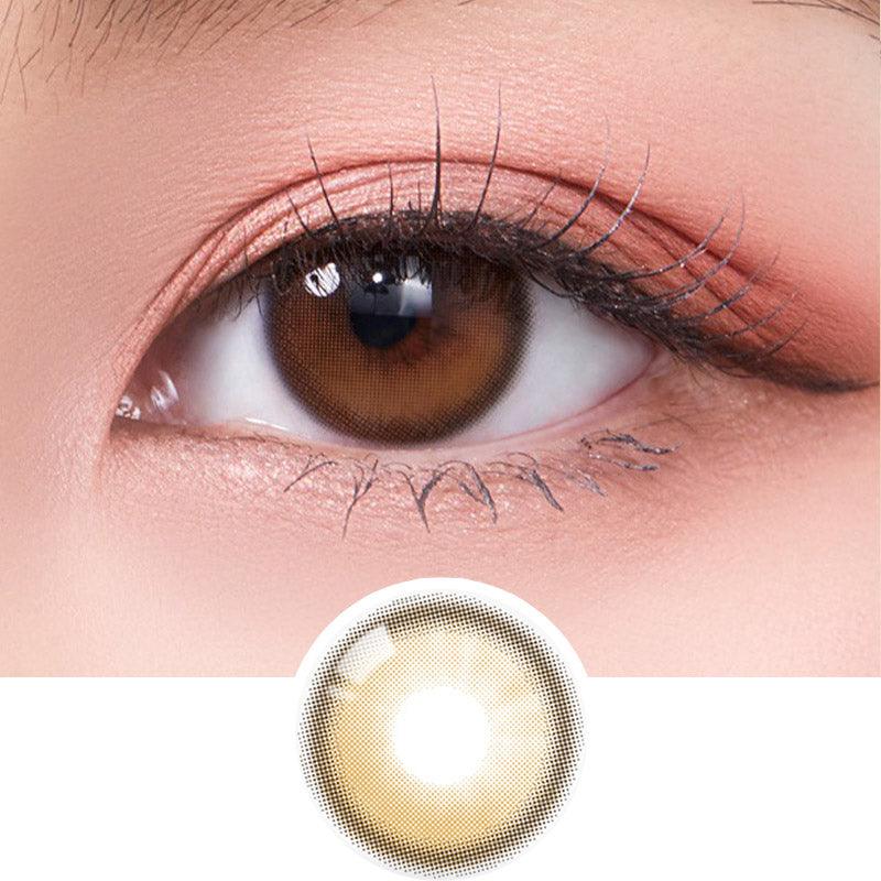 Olola Dahlia Brown (KR) Natural Colour Contact Lens with Power (Made in ...