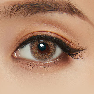 Pink Label Dione Brown Color Contact Lens for Dark Eyes - Eyecandys
