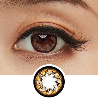 GEO Cafe Mimi Macchiato Brown Color Contact Lens - EyeCandys