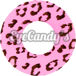 GEO Animation Pink Leopard Color Contact Lens - EyeCandys