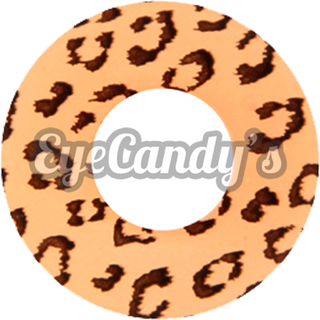 GEO Animation Yellow Leopard colored contact lenses - EyeCandys