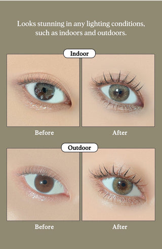 Gemhour Hestia Olive Natural Color Contact Lens for Dark Eyes - EyeCandys