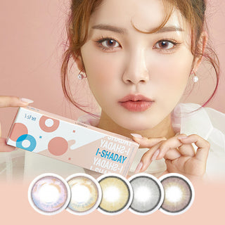 i-Sha 1-Day Limited Edition (5 Colors) (10pk) Colored Contacts Circle Lenses - EyeCandys