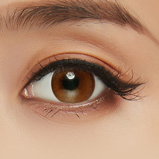 Pink Label Pearl Brown Colored Contacts Circle Lenses - EyeCandys