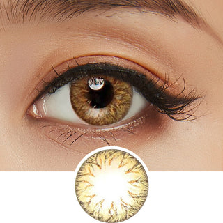 Pink Label Soony Brown (Custom Toric) Color Contacts for Astigmatism - EyeCandys