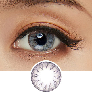 Pink Label Soony Grey (Custom Toric) Color Contacts for Astigmatism - EyeCandys