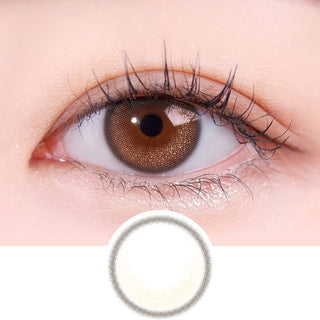 LensMe Eyedew Hidden Brown Colored Contacts Circle Lenses - EyeCandys