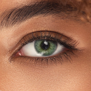 Innovision Elite II: 3-tone Green Natural Color Contact Lens for Dark Eyes - EyeCandys