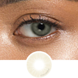 Innovision Fantasy V: 1-tone Crystal colored contacts lens for dark eyes - EyeCandys